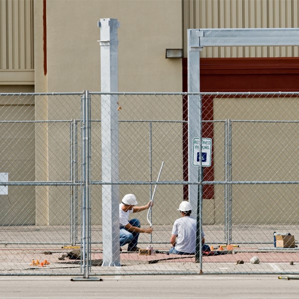 how much time can i lease the temporary fence for my construction site or event in Kenmore